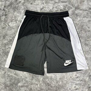Nike Dri-Fit Starting 5 FORCE Basketball Shorts Mens Size Large Black White Grey
